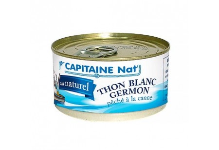 Thon blanc Germon au naturel - Format 1/6 - Capitaine Nat