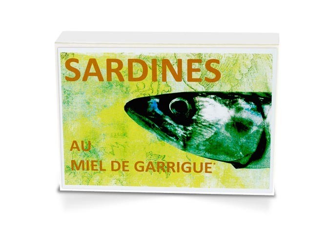 Boite collector - Sardines au miel de Garrigue bio* - 1/6 Boite collector - Sardines au miel de Garrigue bio* - 1/6