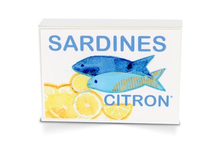 Boite collector - Sardines à l’huile d’olive bio* et citron bio - Format 1/6