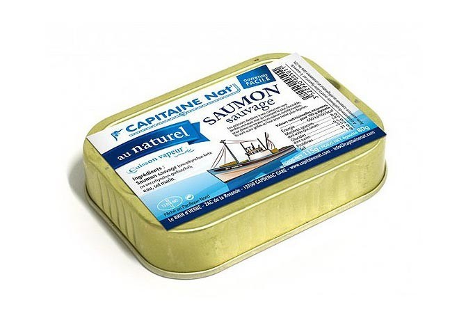 Saumon sauvage au naturel - Format 1/6 - Capitaine Nat