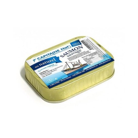 Saumon sauvage au naturel - Format 1/6 - Capitaine Nat