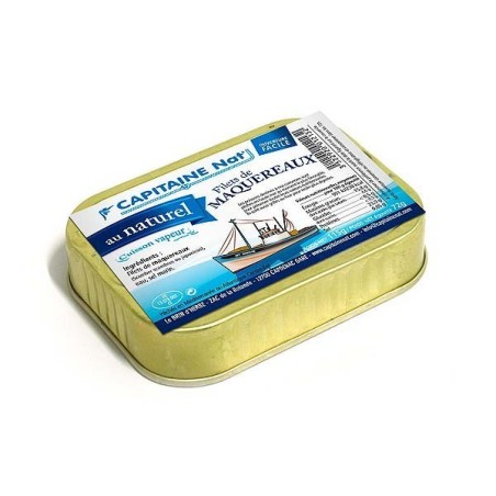 Filets de maquereaux au naturel - Format 1/6 Capitaine Nat