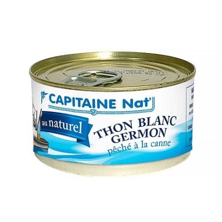 Thon blanc Germon au naturel - Format 1/6 - Capitaine Nat