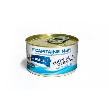 Thon blanc Germon au naturel - Format 1/4 - Capitaine Nat