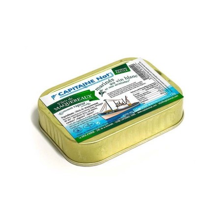 Filets de maquereaux marinés au vin blanc - Format 1/6 - Capitaine Nat