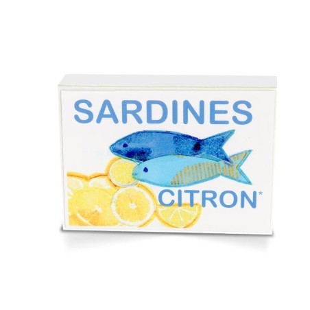 Boite collector - Sardines à l’huile d’olive bio* et citron bio - Format 1/6