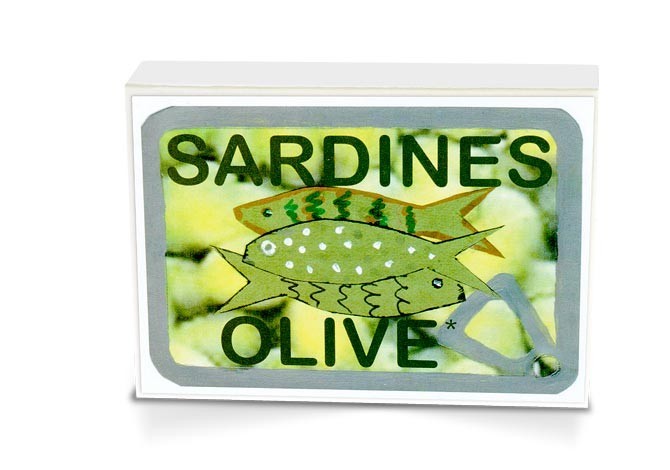 Boite collector - Sardines à l’huile d’olive vierge extra bio - Format 1/6 - Capitaine Nat