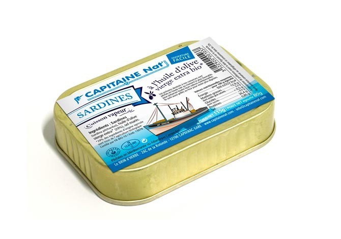 Sardines à l’huile d’olive vierge extra bio﻿ - 1/6