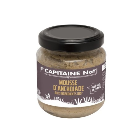 Mousse d'anchoïade aux ingrédients bio*