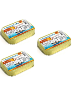 Lot de 3 Sardines à l’huile de tournesol bio*﻿ - 1/6  (2 +1 offerte)