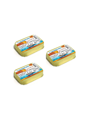 Lot de 3 Sardines à l’huile de tournesol bio*﻿ - 1/6  (2 +1 offerte)