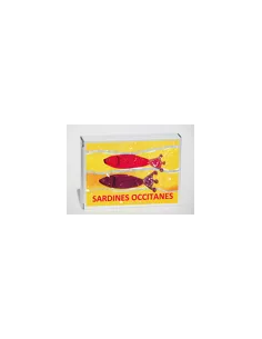 Boite collector - Sardines occitanes à l’huile d’olive vierge extra bio - Format 1/6 - Capitaine Nat